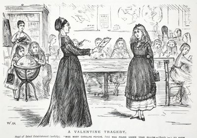 A Valentine Tragedy by John Leech